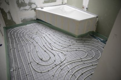 Luxury Bathroom with Heated Flooring